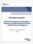 Creating Competitive Advantage in Growing and Mid-Sized Businesses with Business Intelligence