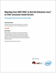 Migrating from UNIX/RISC to Red Hat Enterprise Linux on Intel Processor-based Servers