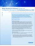 Gartner Report: Magic Quadrant for Software Change and Configuration Management for Distributed Platforms, 2008