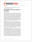 10 Strategies for Choosing a Midmarket ERP Solution