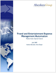 Travel & Entertainment Expense Management Automation:  Reduce Costs, Improve Control