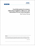 Good Information Governance - Addressing Compliance, eDiscovery, and Information Privacy