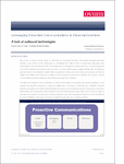 Leveraging Proactive Communications in Financial Services