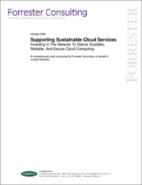Supporting Sustainable Cloud Services, by Forrester Consulting
