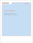 Applying Lean Principles to Improve Workforce Management