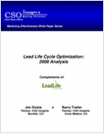 Lead Life Cycle Optimization: 2008 Analysis