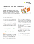 Successful Online Live Event Streaming