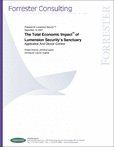 The Total Economic Impact of Lumension Security's Sanctuary Application and Device Control