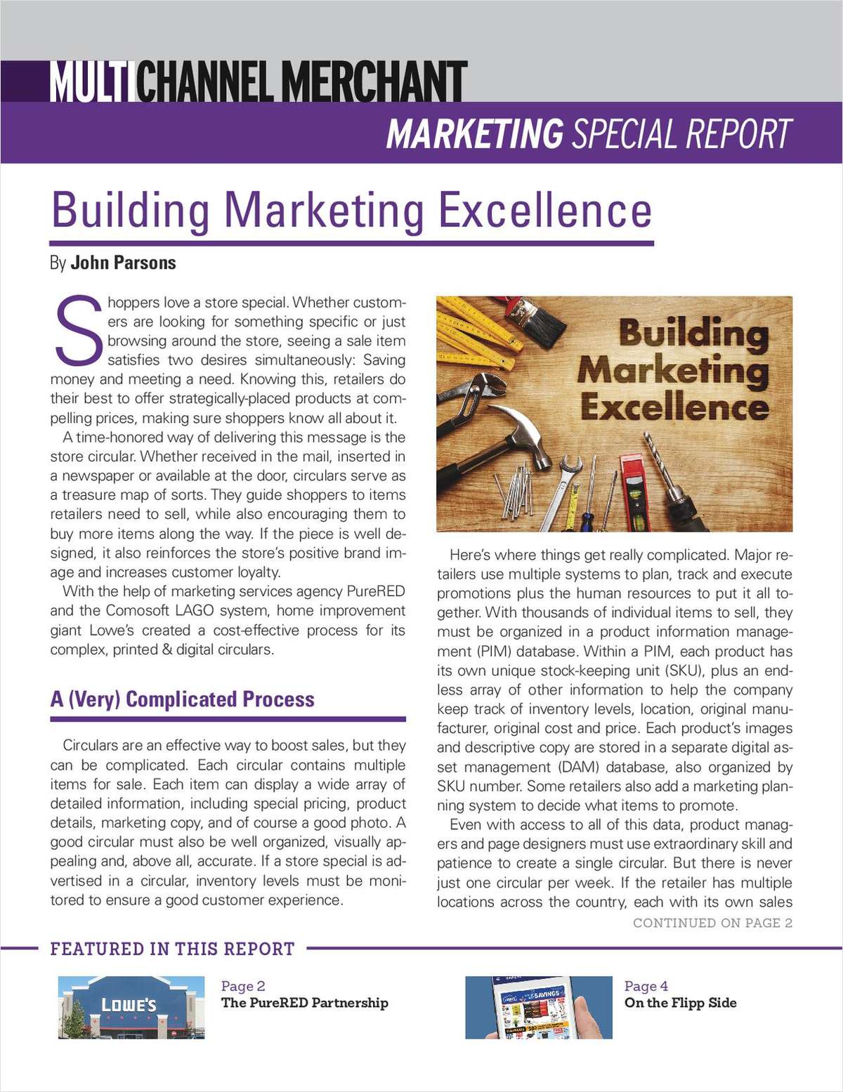 Building Cross-Channel Marketing Excellence at Lowe’s