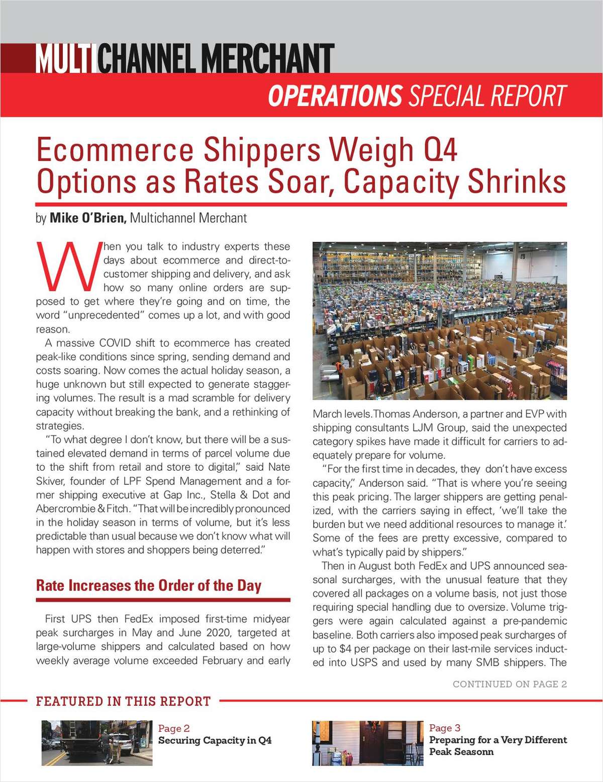 Ecommerce Shipping Outlook: Q4 and the Scramble for Capacity