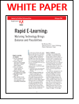 Rapid E-Learning: Maturing Technology Brings Balance and Possibilities