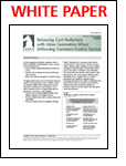 Yankee White Paper Balancing Cost Reduction with Value Generation When Delivering Customer-Centric S 