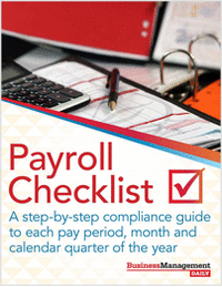 The Payroll Checklist