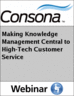 Making Knowledge Management Central to High-Tech Customer Service