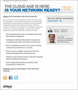 Free The Cloud Age is Here. Is Your Network Ready? Magazine