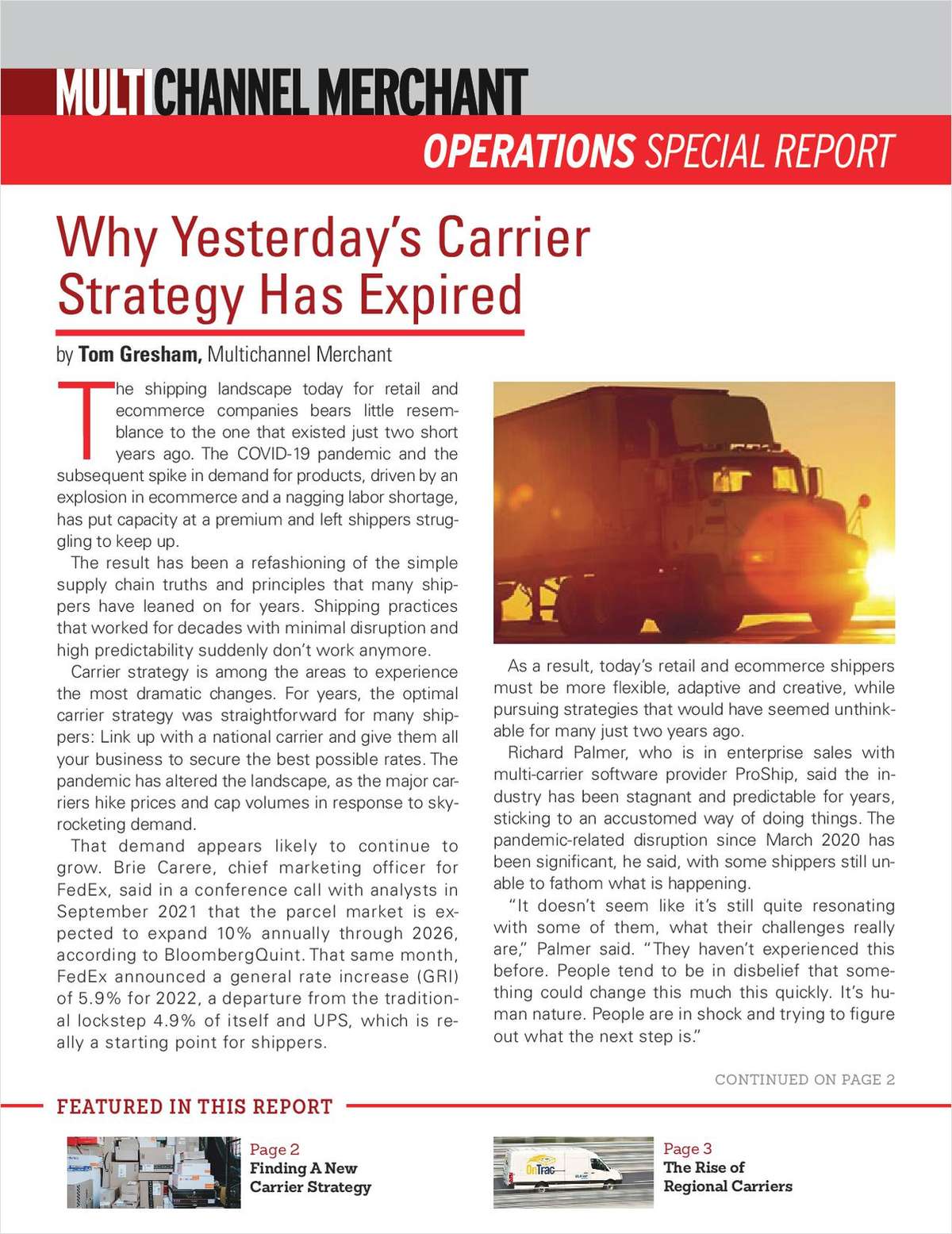 Why Yesterday’s Carrier Strategy Has Expired