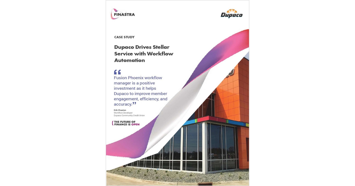 How Dupaco Cu Drives Stellar Service With Workflow Automation