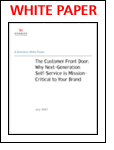 The Customer Front Door: Why Next-Generation Self-Service is Mission-Critical to Your Brand