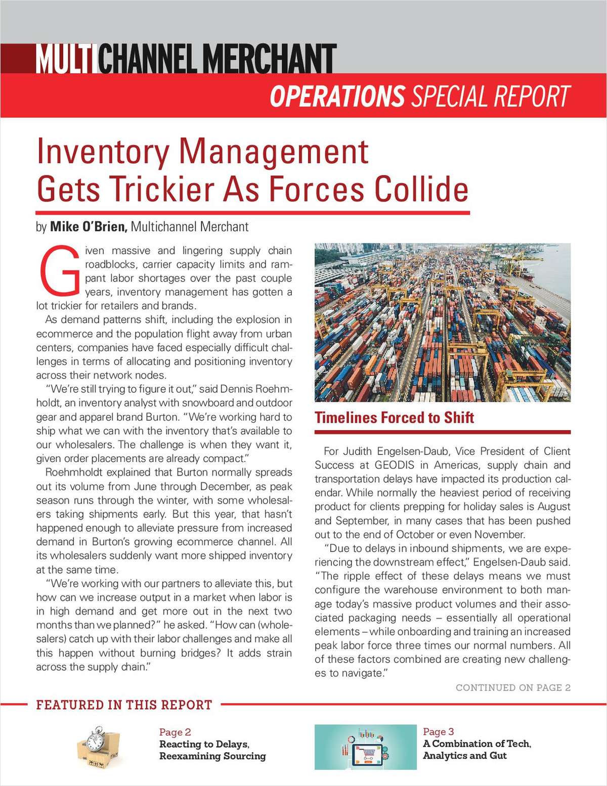 Inventory Management Gets Trickier As Forces Collide