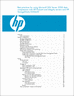 Hewlett Packard Corporation - Best practices for using Microsoft SQL Server 2008 Data Compression with HP ProLiant and Integrity servers and HP StorageWorks EVA8x00