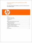 Easing the Migration to Microsoft SQL Server 2005