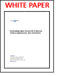 Do's and Don'ts: Embedding Open Source BI in Mission Critical Applications