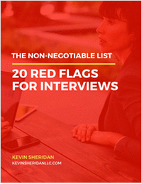 The Non-Negotiable List - 20 Red Flags for Interviews