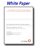 Call Admission Control for QoS in VOIP Networks
