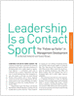 Leadership is a Contact Sport: The Follow-Up Factor in Management Development