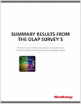 Comprehensive Business Intelligence Market Study - Summary Results from The OLAP Survey 5