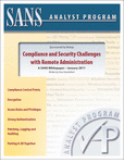 Compliance and Security Challenges with Remote Administration