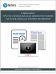 Tips for Choosing B2B Lead Generation Vendors for White Paper and Content Distribution