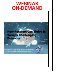 Find out how to prosper in today's economy and be a cut above your competition.