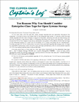 Free Ten Reasons Why You Should Consider Enterprise-Class Tape for Open Systems Storage Magazine