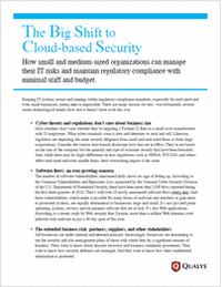 The Big Shift to Cloud-based Security