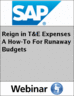 Reign in T&E Expenses: A How-To For Runaway Budgets