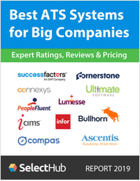 Best Applicant Tracking Systems for Big Companies--Expert Reviews & Pricing--Free Report