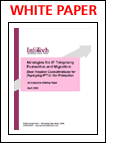 InfoTech Report: provide perspective into selecting and implementing an IP Telephony solution