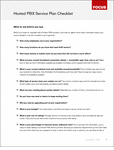 Buyer's Checklist: Hosted PBX Service Plans