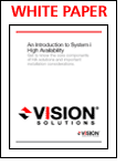 An Introduction to IBM System i (iSeries) High Availability Solutions