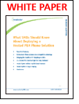 What SMBs Should Know about Deploying a Hosted PBX Phone Solution