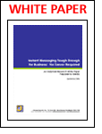 Instant Messaging Tough Enough for Business: No Server Required