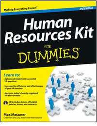 Human Resources Kit For Dummies, 3rd Edition -- eBook (usually $22.99) FREE for a limited time!