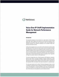 Voice Over IP (VoIP) Implementation Guide for Network Performance Management