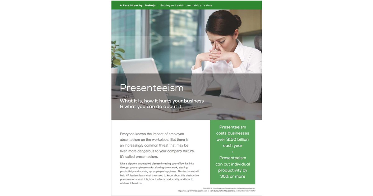 Is Presenteeism Killing Your Company's Productivity?