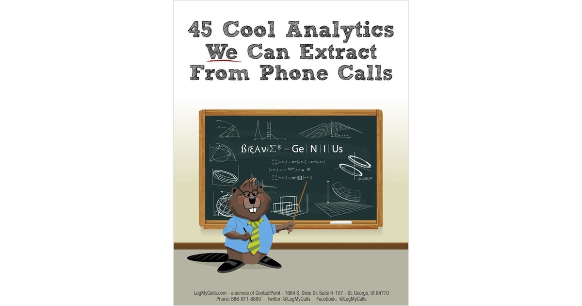 View of 45 Cool Analytics We Can Extract From Phone Calls Free White Paper