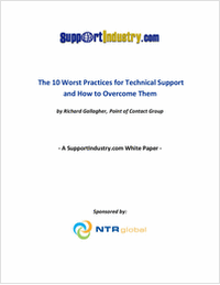 The 10 Worst Practices for Technical Support and How to Overcome Them