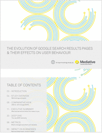 The Evolution of Google's Search Engine Results Pages, and Their Effects on User Behaviour
