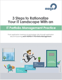 IT Rationalization in 3 Steps: Bring Value to your Organization