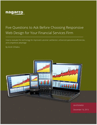 Five Questions to Ask Before Choosing Responsive Web Design for Your Financial Services Firm